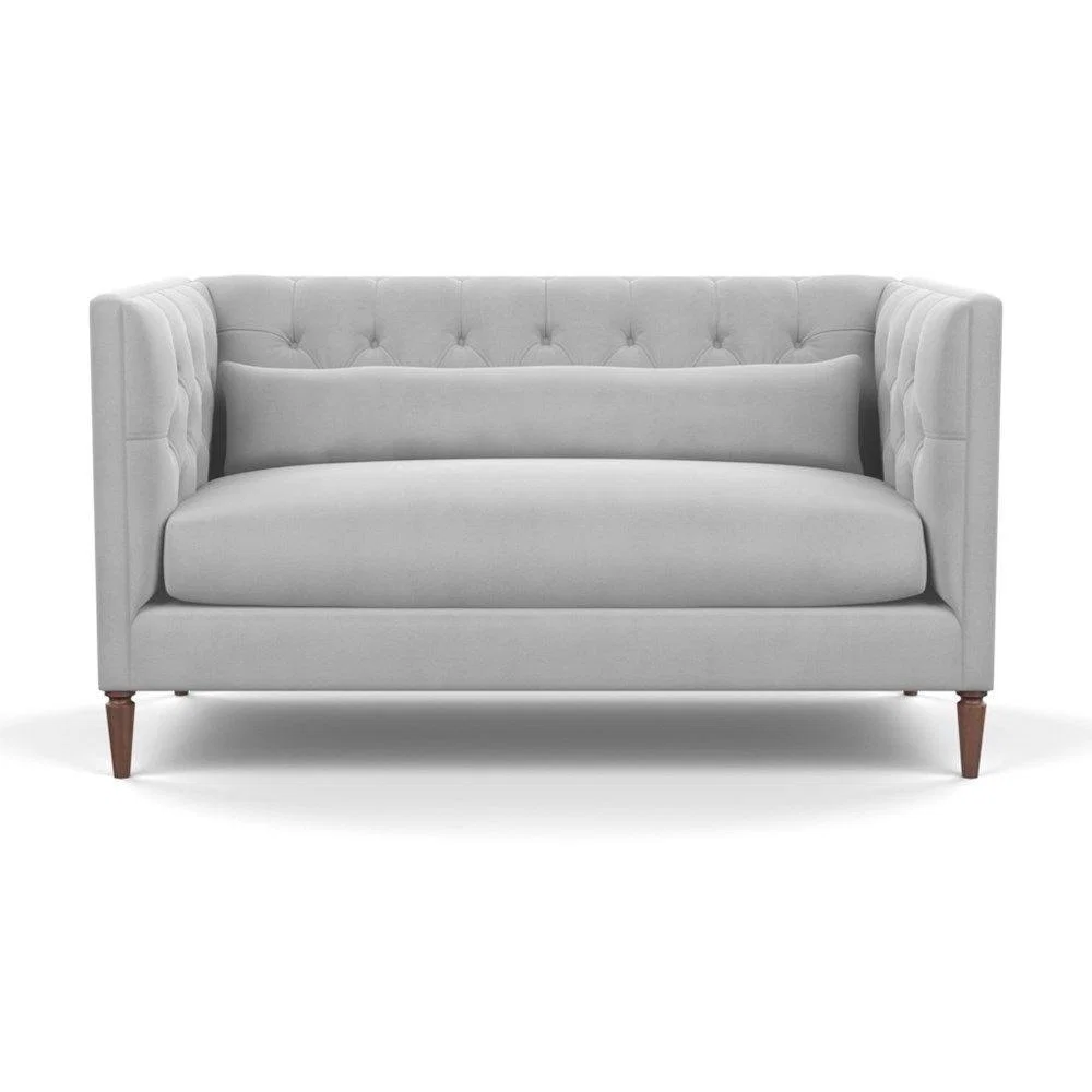 Heal's Balmoral 2 Seater Sofa Linen Shadow Natural Feet - Heal's UK Furniture – image 70