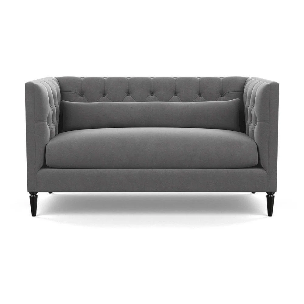 Heal's Balmoral 2 Seater Sofa Linen Shadow Natural Feet - Heal's UK Furniture – image 77