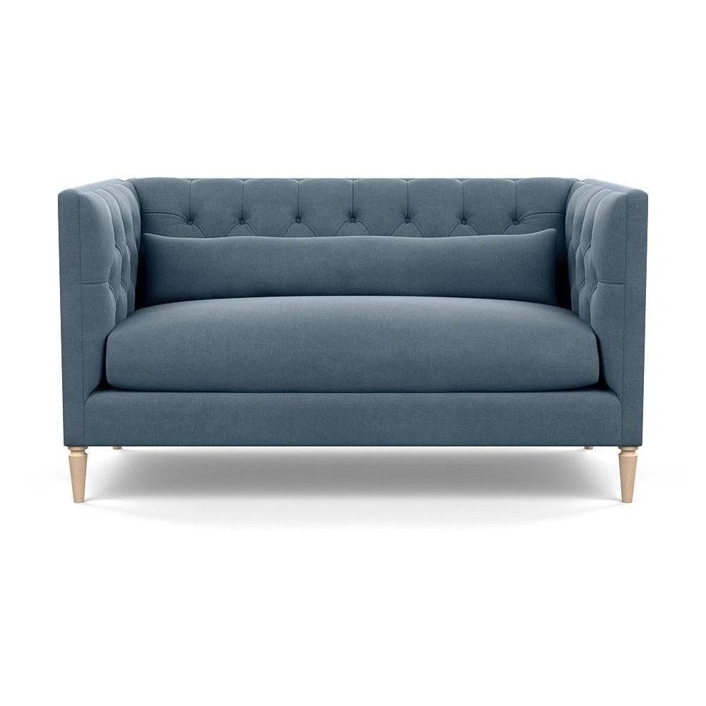 Heal's Balmoral 2 Seater Sofa Linen Shadow Natural Feet - Heal's UK Furniture – image 79