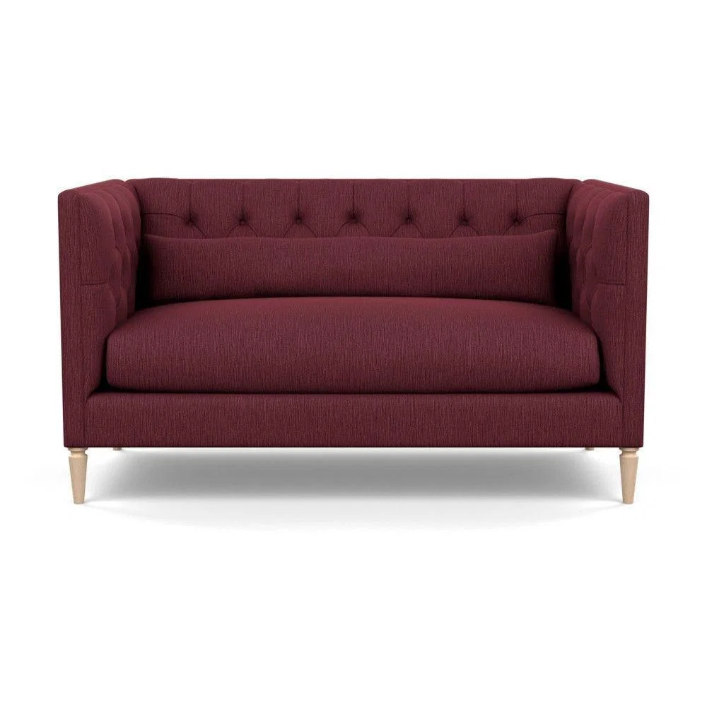 Heal's Balmoral 2 Seater Sofa Linen Shadow Natural Feet - Heal's UK Furniture – image 84