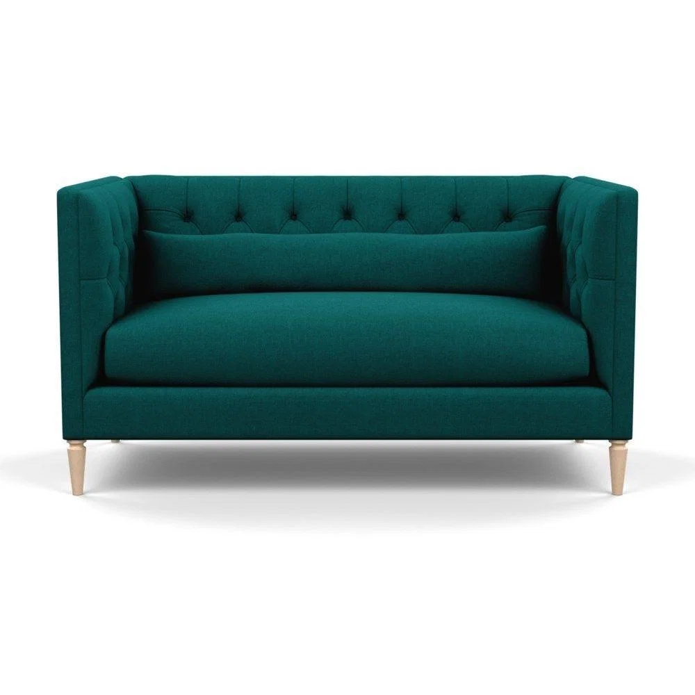 Heal's Balmoral 2 Seater Sofa Linen Shadow Natural Feet - Heal's UK Furniture – image 86