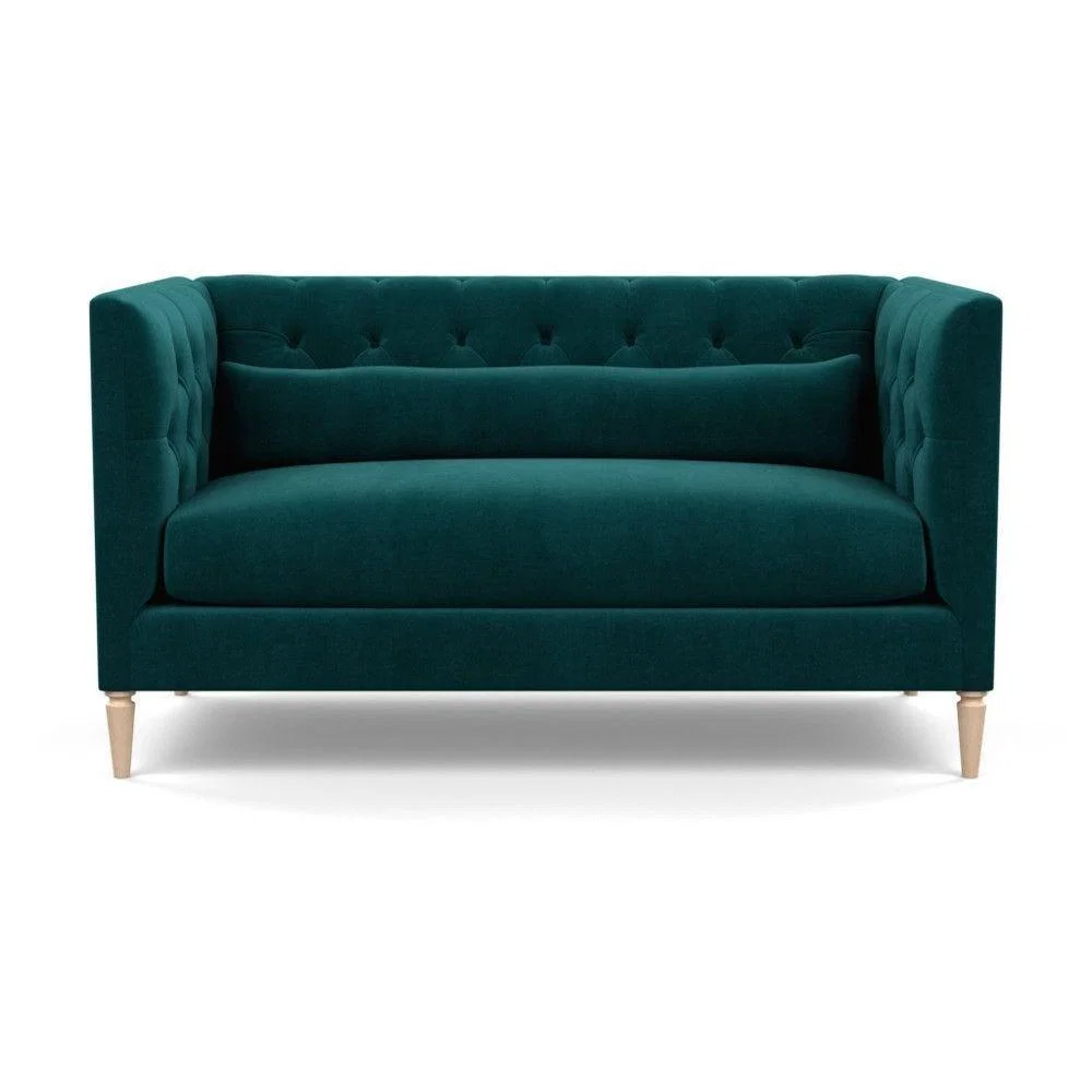 Heal's Balmoral 2 Seater Sofa Linen Shadow Natural Feet - Heal's UK Furniture – image 90