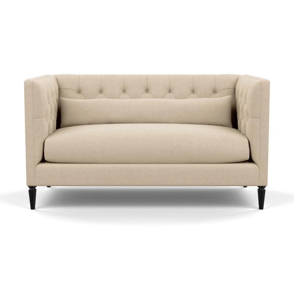Heal's Balmoral 2 Seater Sofa Linen Shadow Natural Feet - Heal's UK Furniture – image 94