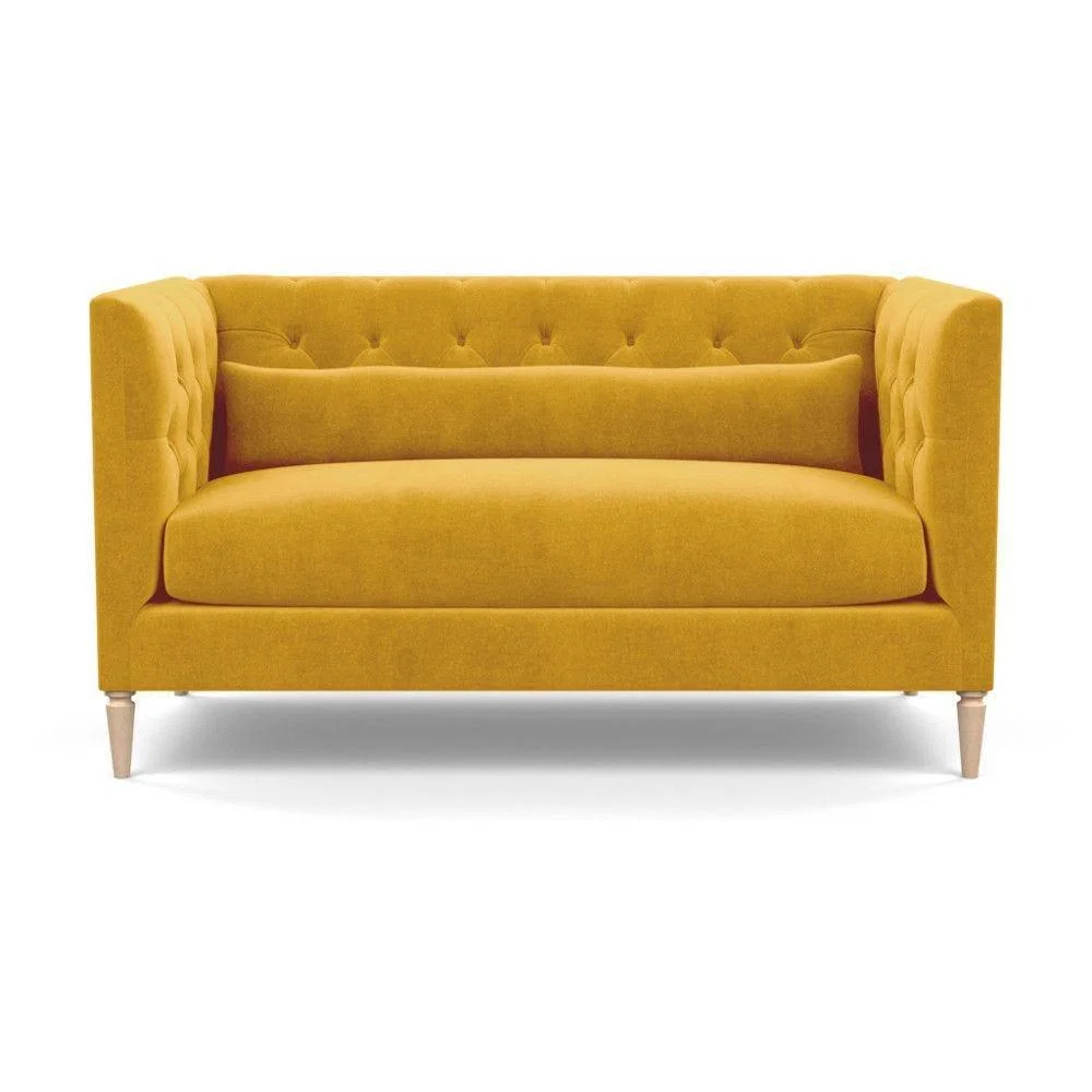 Heal's Balmoral 2 Seater Sofa Linen Shadow Natural Feet - Heal's UK Furniture – image 96