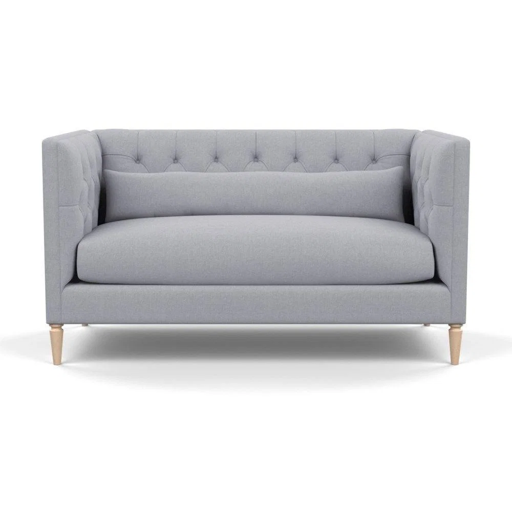 Heal's Balmoral 2 Seater Sofa Linen Shadow Natural Feet - Heal's UK Furniture – image 98