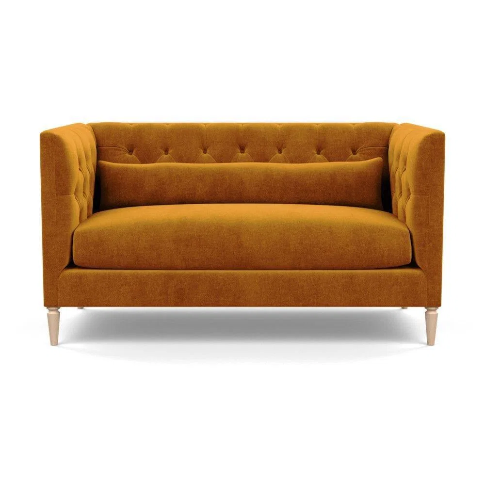Heal's Balmoral 2 Seater Sofa Linen Shadow Natural Feet - Heal's UK Furniture – image 99