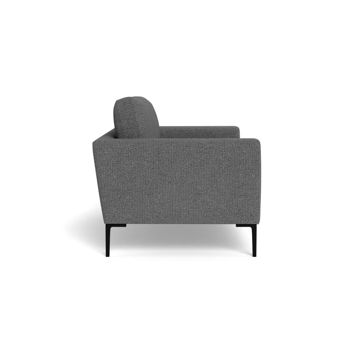 Heal's Eton 2 Seater Sofa Tejo Recycled Noir Black Feet – image 4