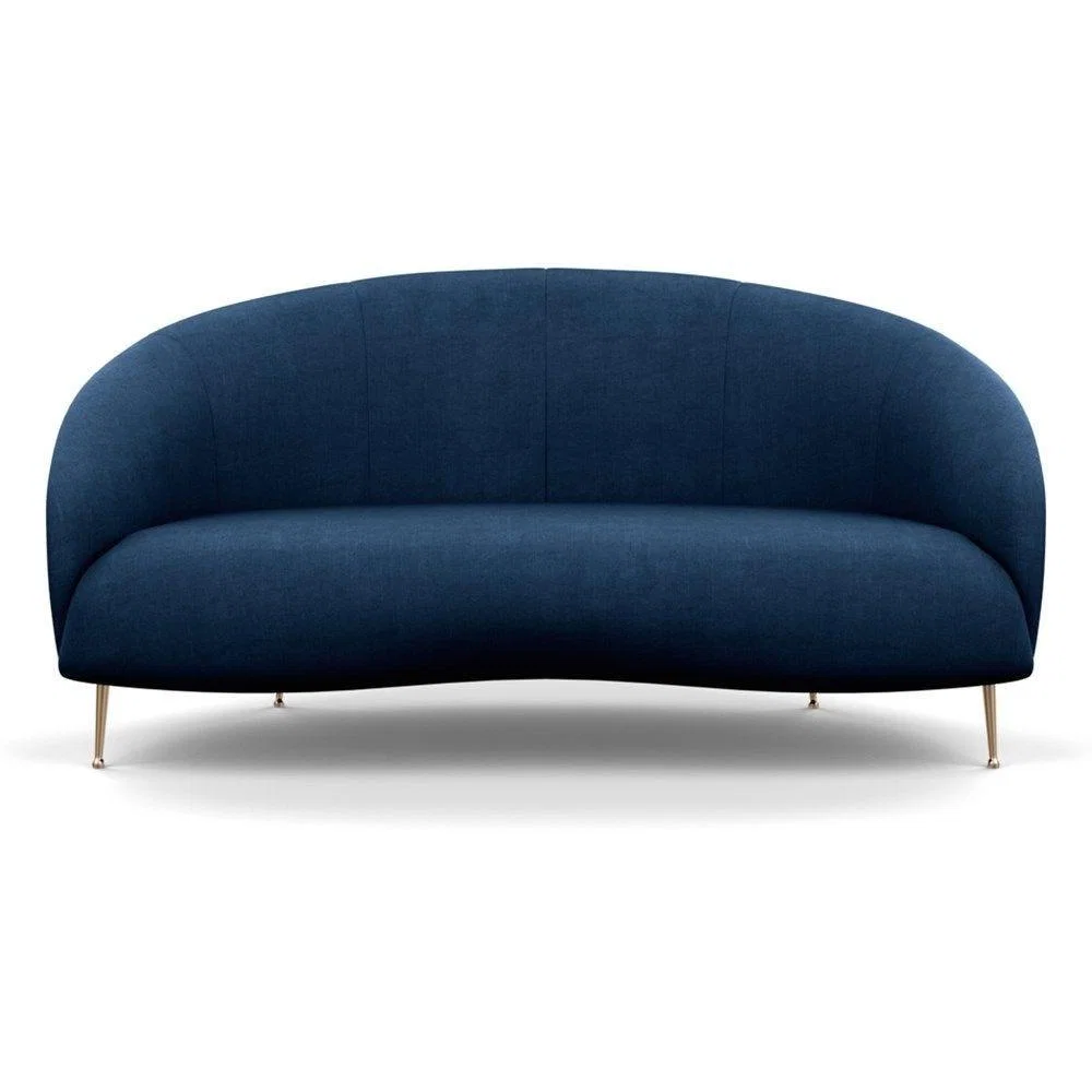 Heal's Bloomsbury 2 Seater Sofa Capelo Linen-Cotton Rosedale Brass Feet – image 46
