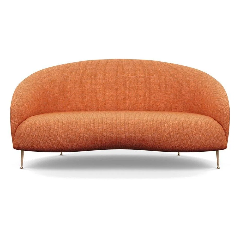 Heal's Bloomsbury 2 Seater Sofa Capelo Linen-Cotton Rosedale Brass Feet – image 54