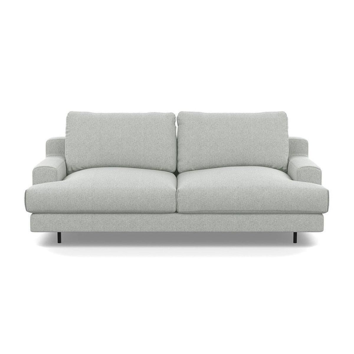 Heal's Orso 2 Seater Sofa Smart Luxe Velvet Airforce Blue Black Feet - Heal's UK Furniture – image 22