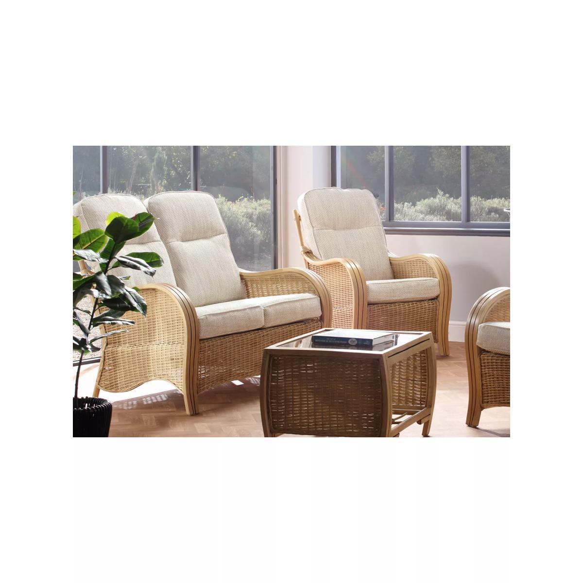 Desser Turin Rattan 2-Seater Sofa, Natural – image 2