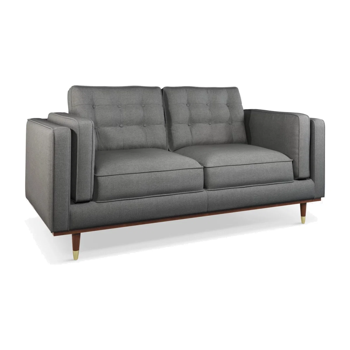 John Lewis + Swoon Lyon Medium 2 Seater Sofa, Dark Leg – image 1