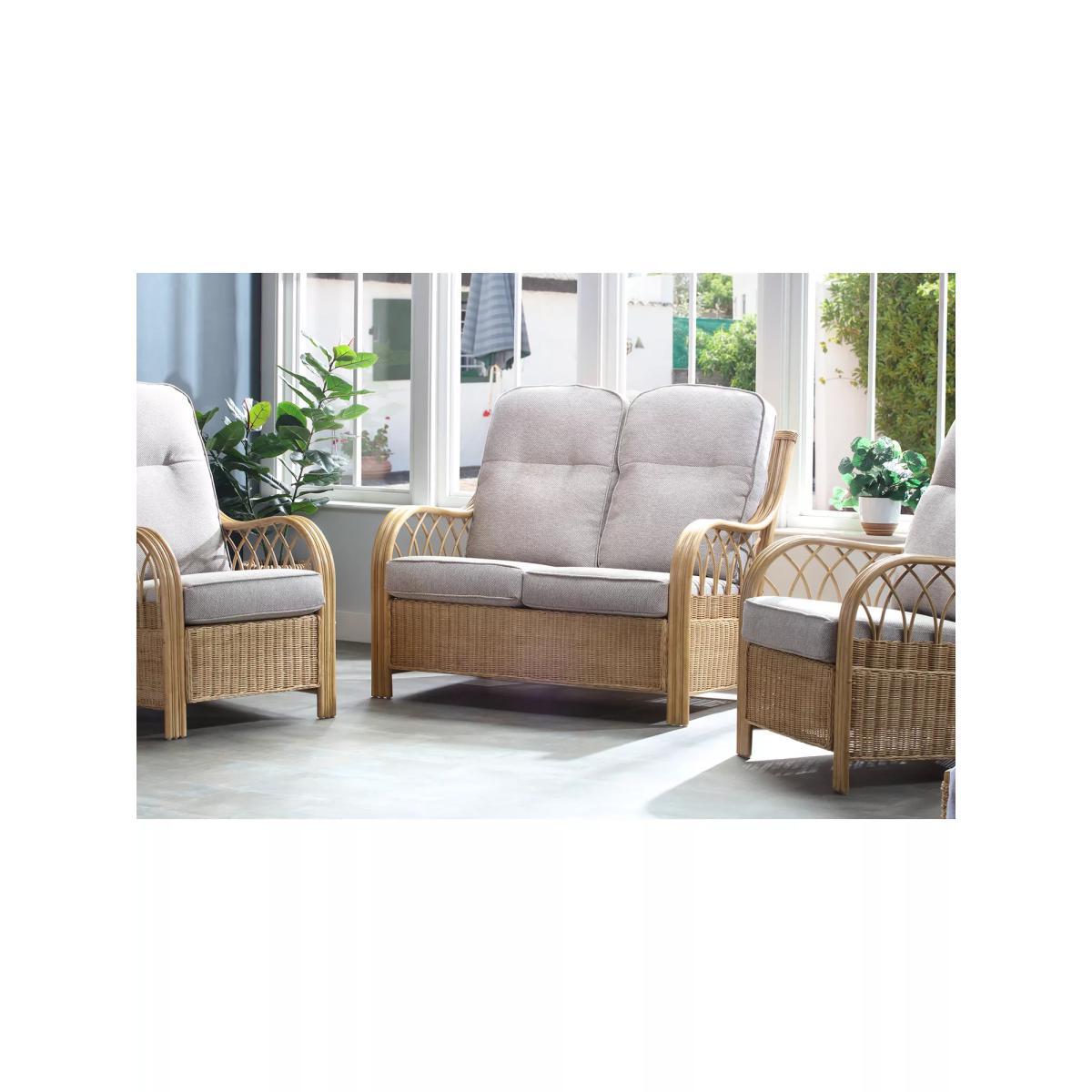 Desser Viola Rattan 2-Seater Sofa, Natural – image 2