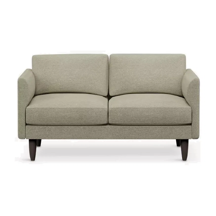 Hutch Rise Curve Arm Small 2 Seater Sofa, Dark Leg – image 1