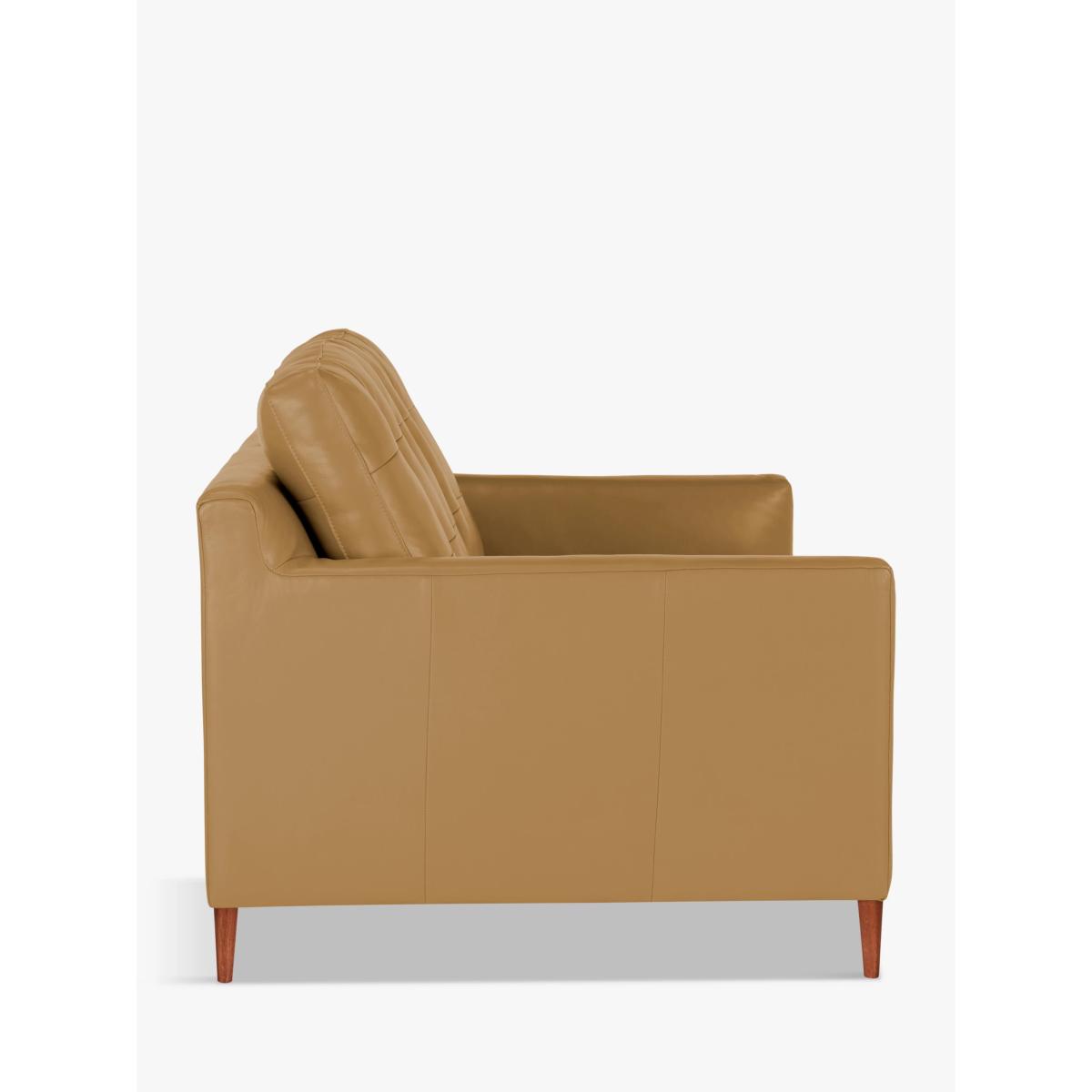 John Lewis Draper Medium 2 Seater Leather Sofa, Dark Leg – image 3