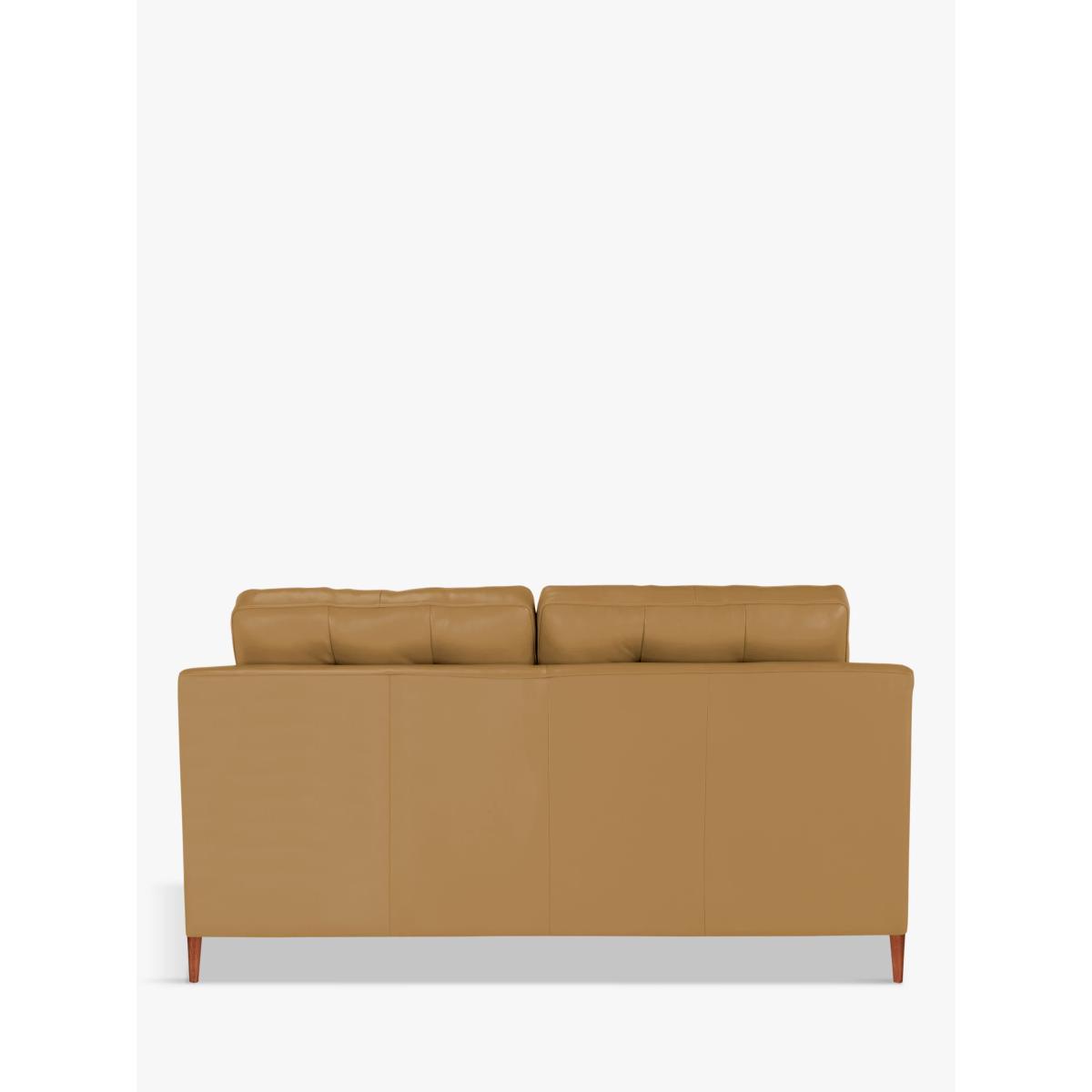 John Lewis Draper Medium 2 Seater Leather Sofa, Dark Leg – image 4