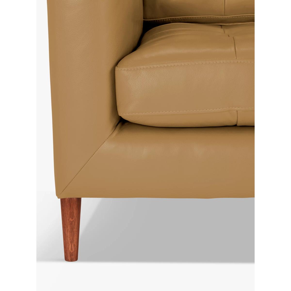 John Lewis Draper Medium 2 Seater Leather Sofa, Dark Leg – image 6