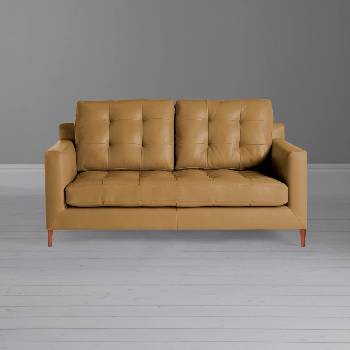 John Lewis Draper Medium 2 Seater Leather Sofa, Dark Leg – image 7