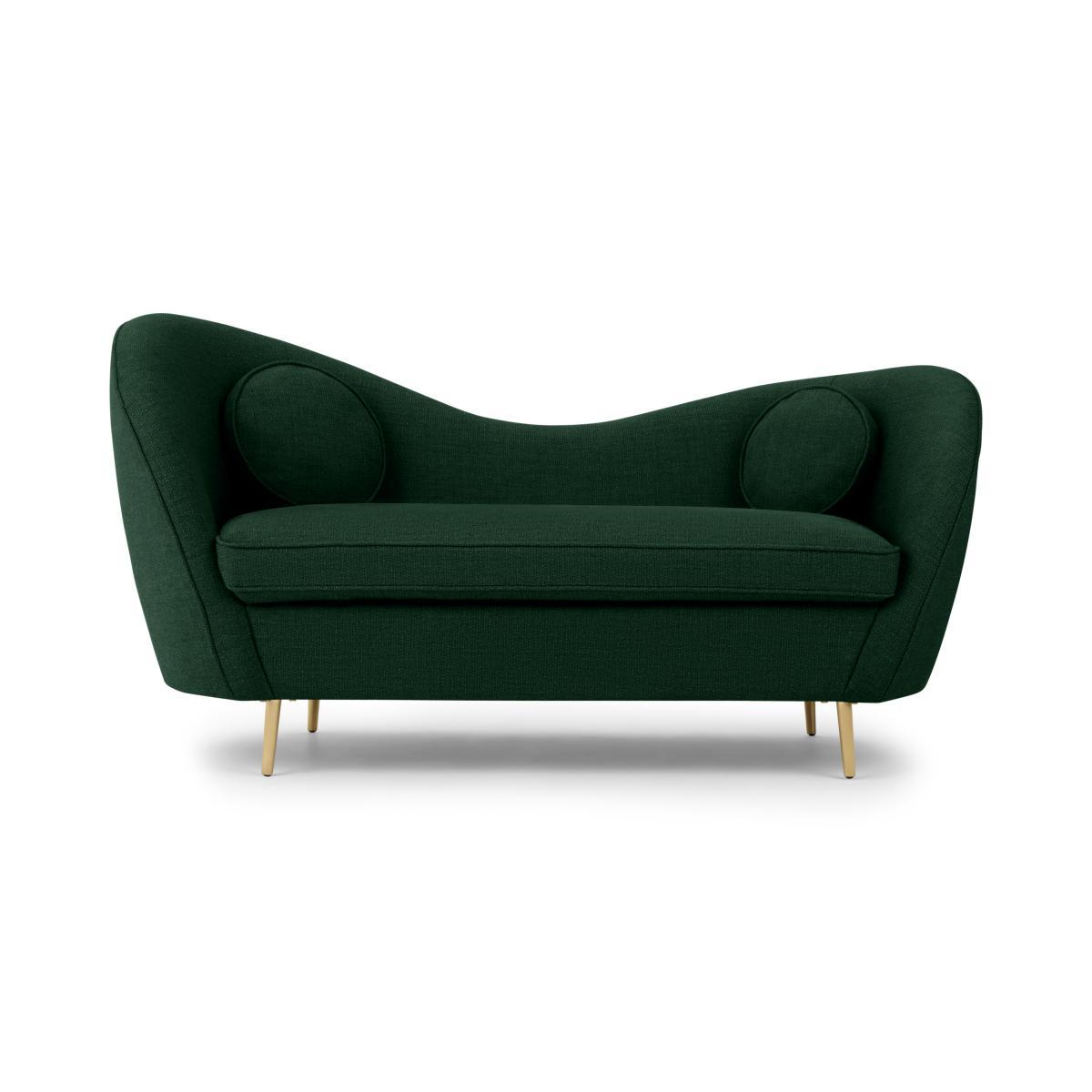 Kooper 2 Seater Sofa, Forest Green Weave – image 2