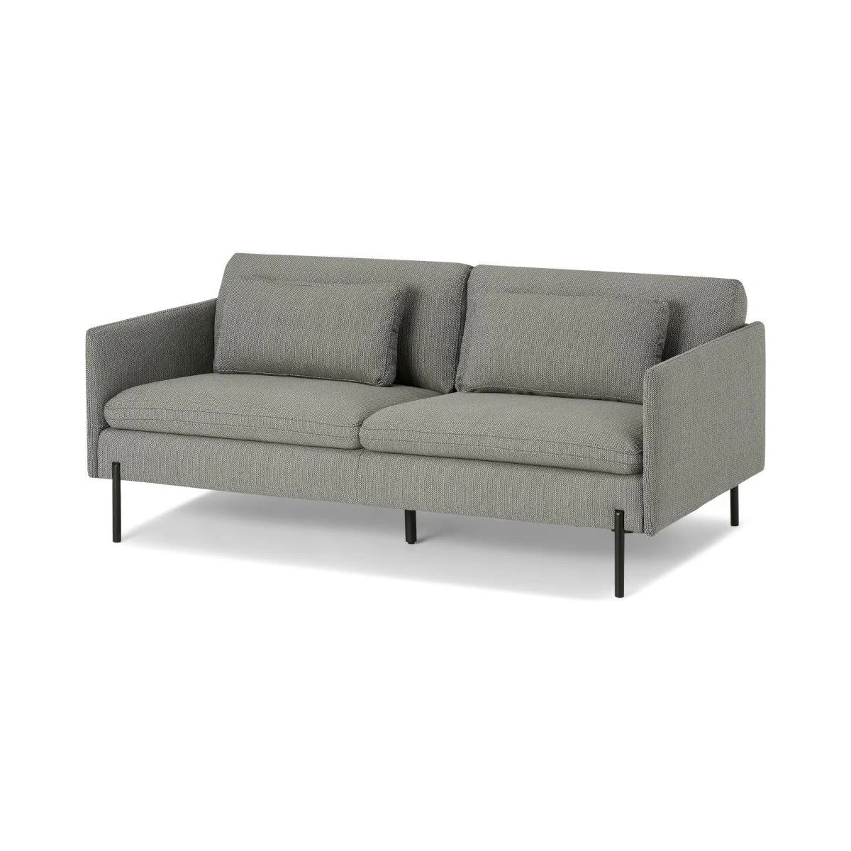 Zarina Large 2 Seater Sofa, Mole Grey Weave – image 3