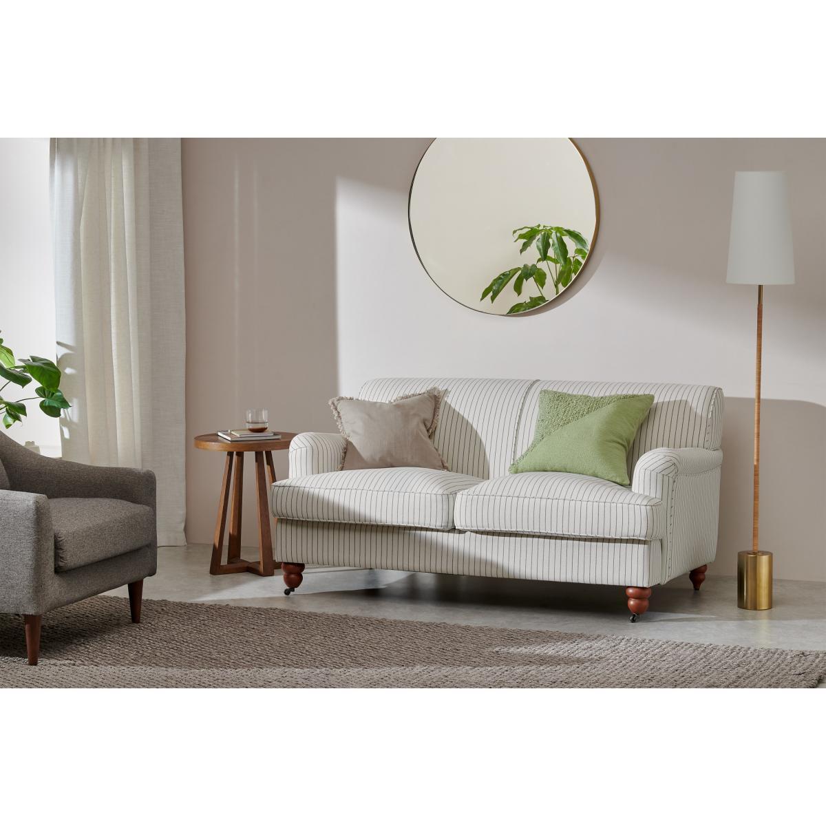 Orson 2 Seater Sofa, Off-White Striped Recycled Safi – image 4