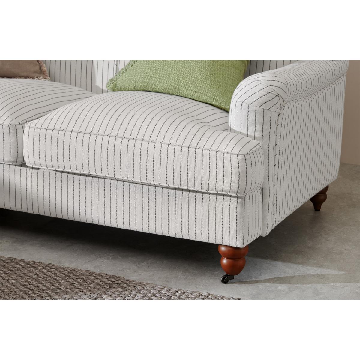 Orson 2 Seater Sofa, Off-White Striped Recycled Safi – image 5