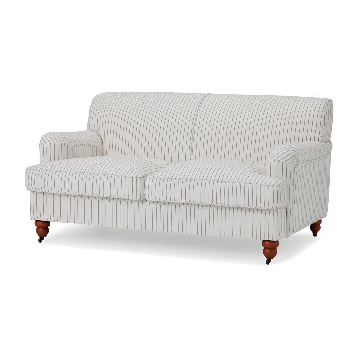 Orson 2 Seater Sofa, Off-White Striped Recycled Safi – image 1