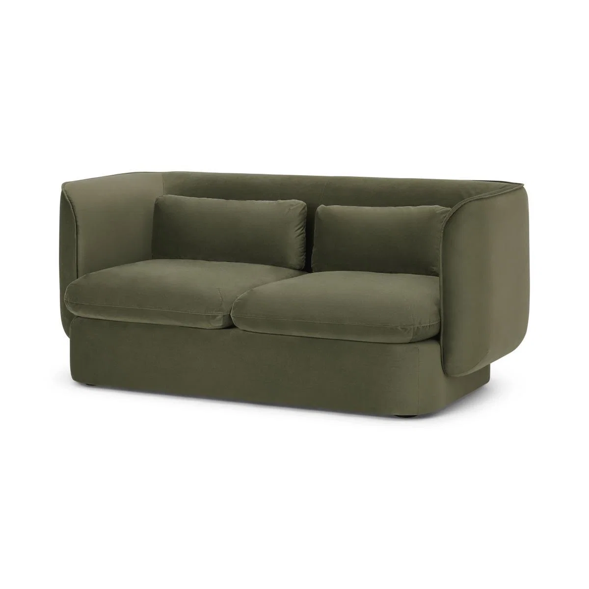 Maliri 2 Seater Sofa, Pistachio Green Recycled Velvet – image 3