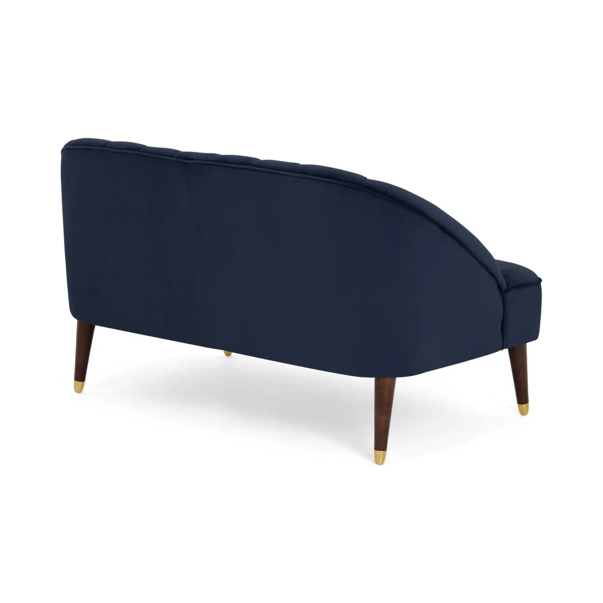 Margot 2 Seat sofa, Navy Blue Recycled Velvet – image 12