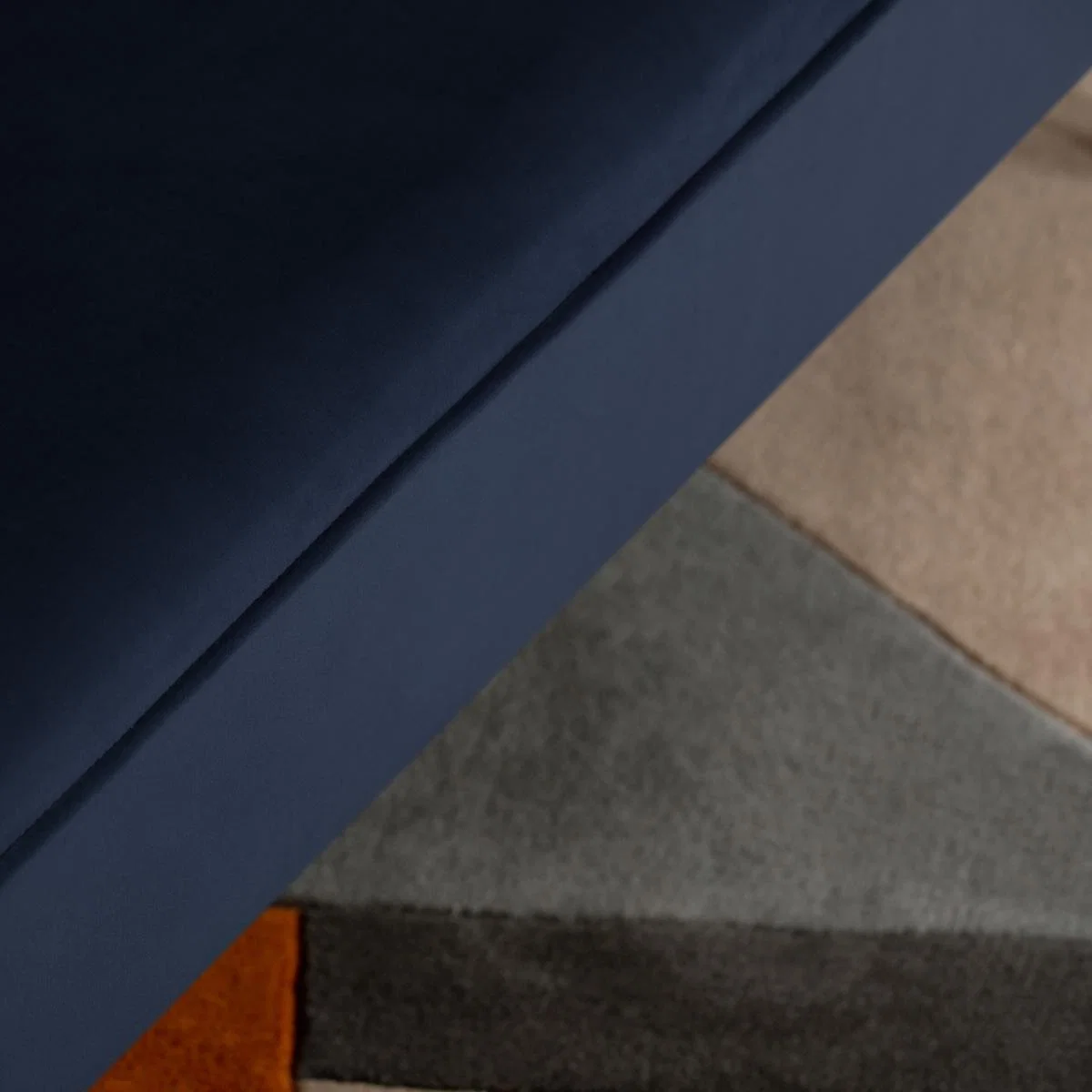 Margot 2 Seat sofa, Navy Blue Recycled Velvet – image 13