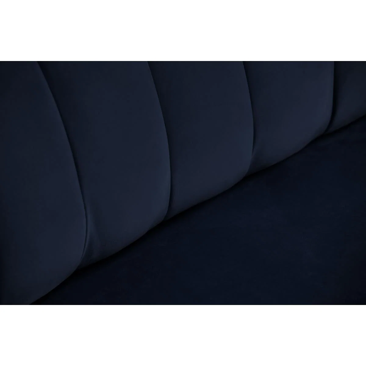 Margot 2 Seat sofa, Navy Blue Recycled Velvet – image 8
