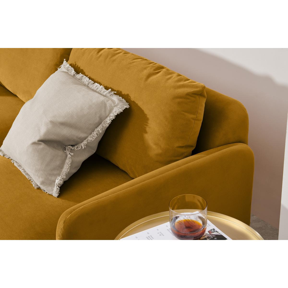 Miro Large 2 Seater Sofa, Vintage Ochre Velvet – image 6