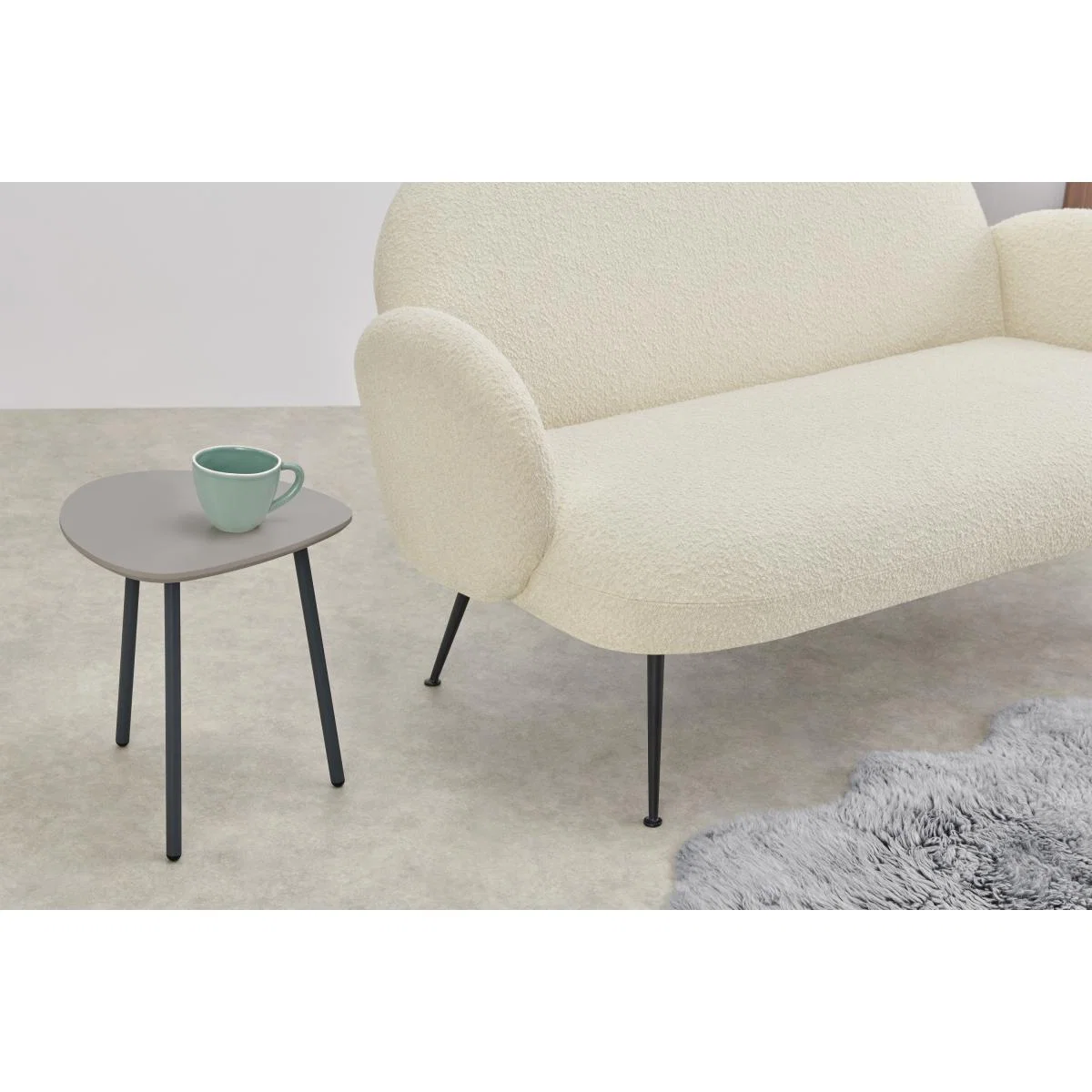 Bonnie 2 Seater Sofa, Whitewash Boucle – image 5