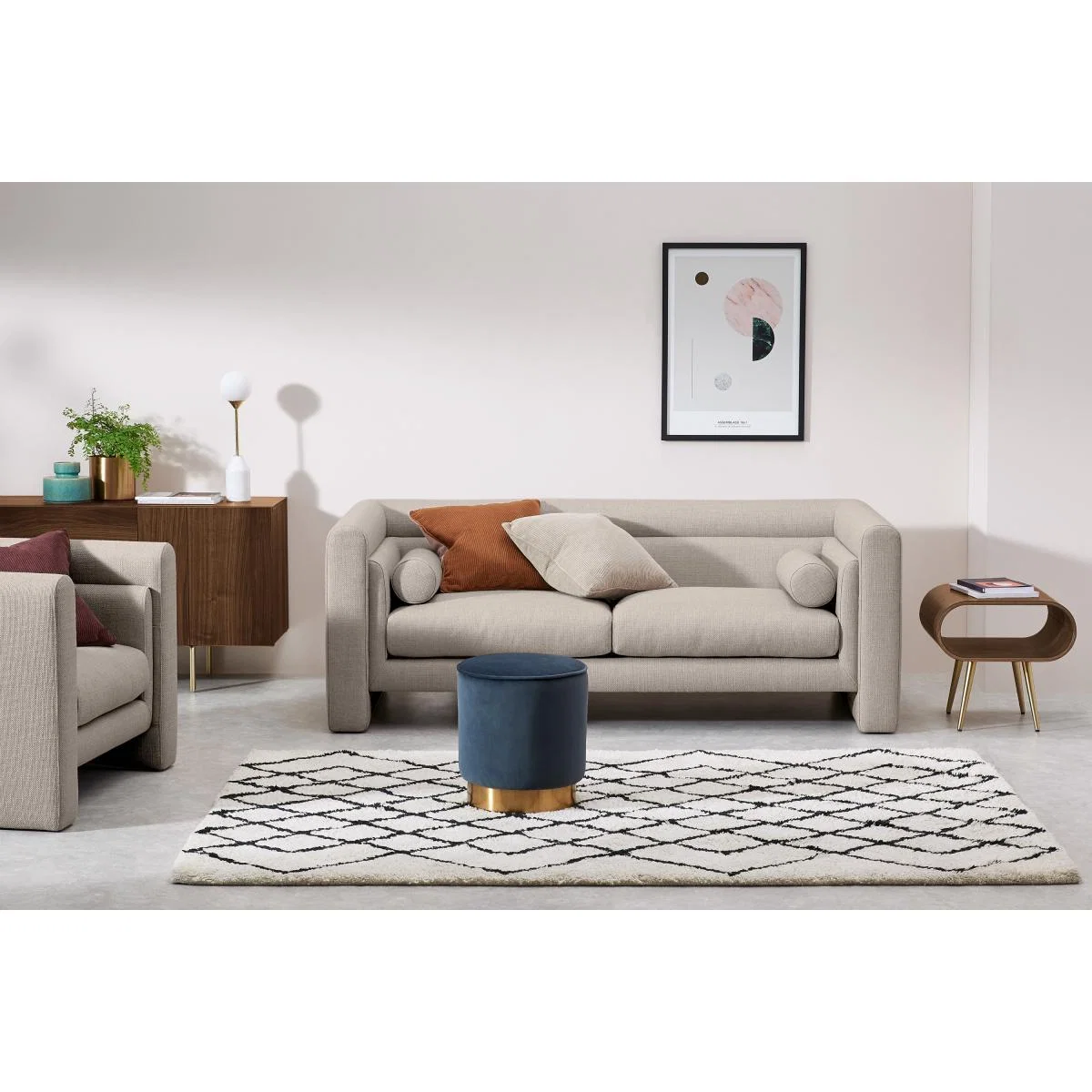 Mathilde Large 2.5 Seater Sofa, Oat Weave – image 4