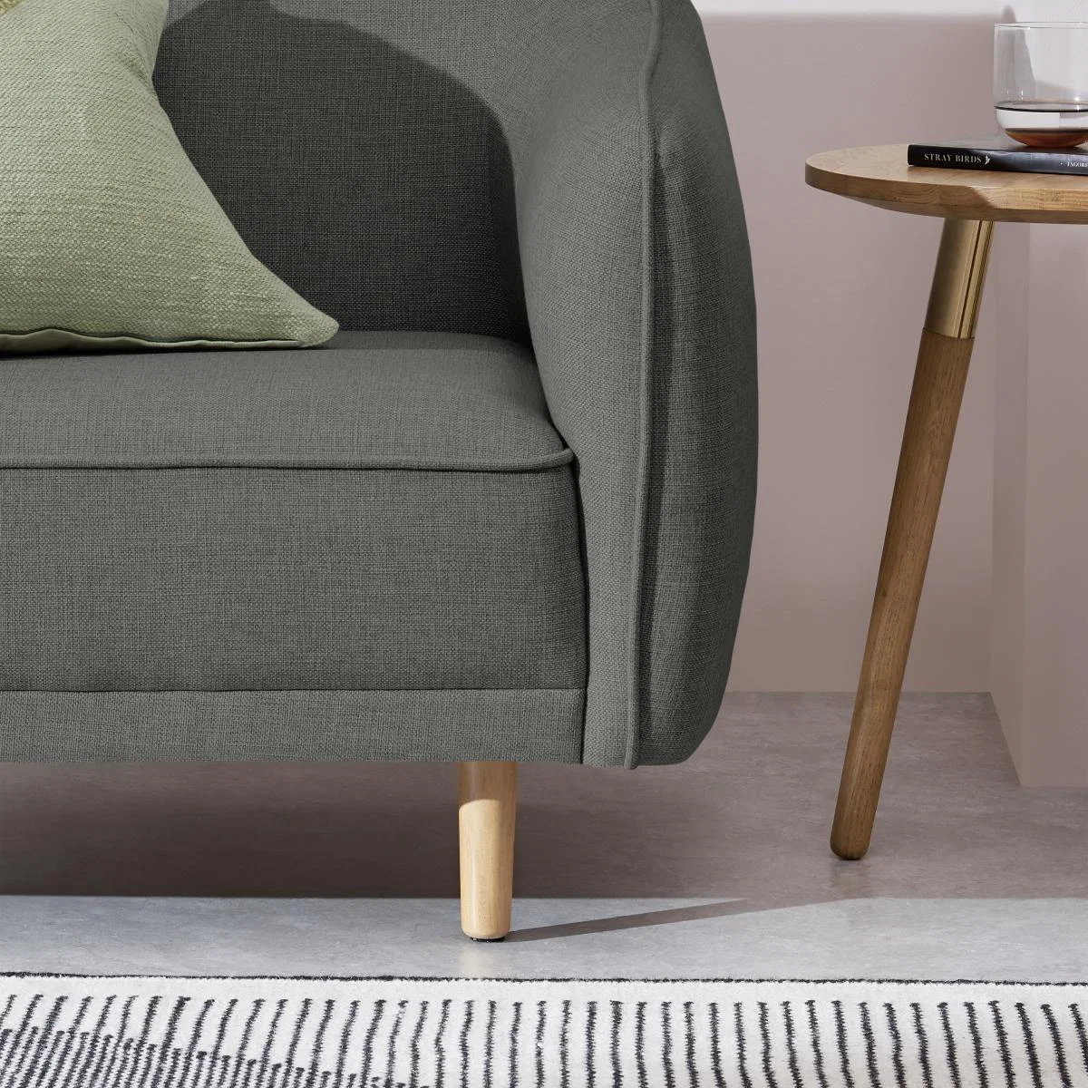 Haring 2 Seater Sofa, Cadet Dark Grey – image 4