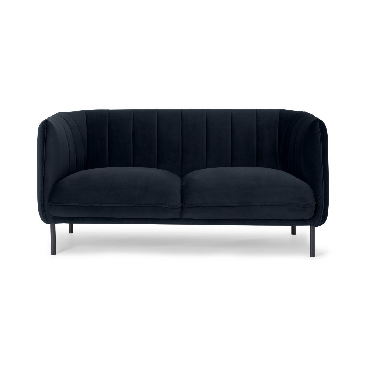 Selene 2 Seater Sofa, Moonlight Blue Velvet – image 2