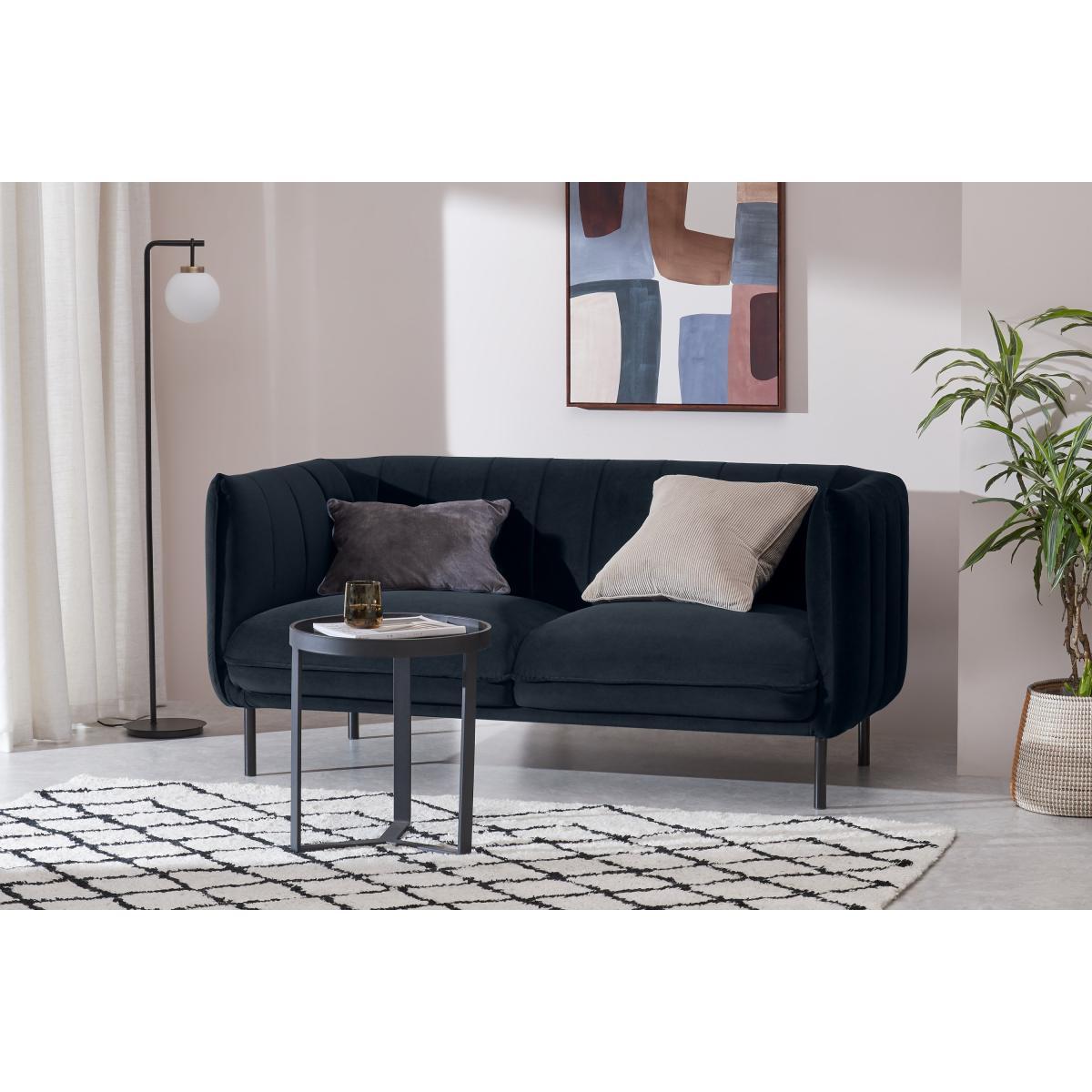 Selene 2 Seater Sofa, Moonlight Blue Velvet – image 4