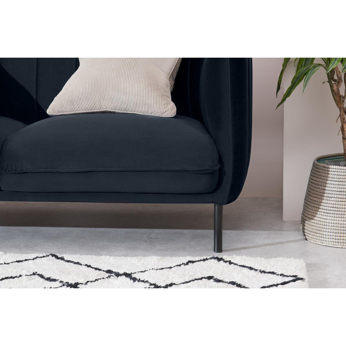 Selene 2 Seater Sofa, Moonlight Blue Velvet – image 6