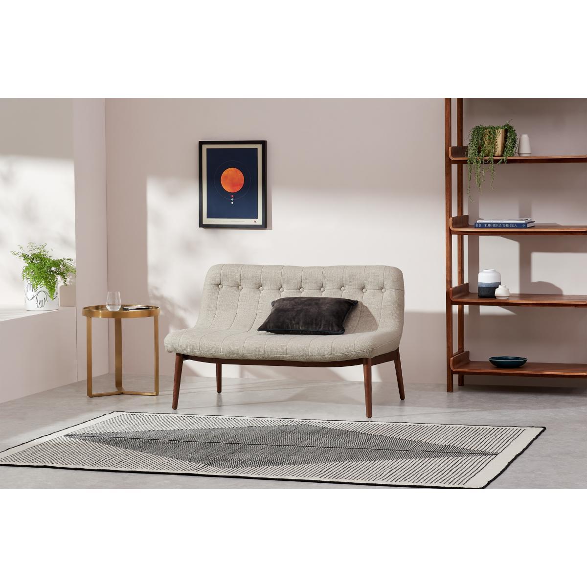 Halbert 2 Seater Sofa, Oat Weave – image 4