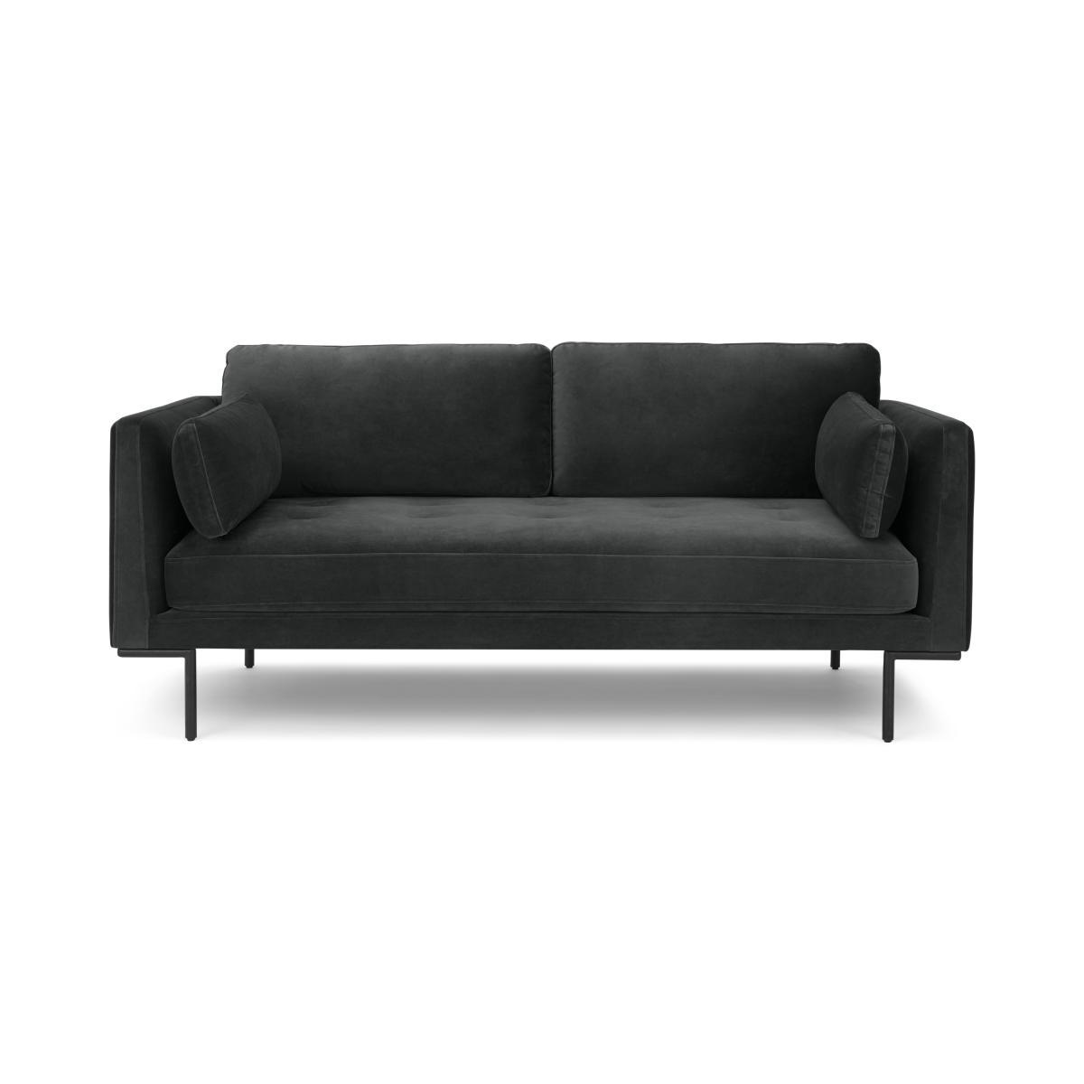 Harlow, Large 2 Seater Sofa, Mourne Grey Velvet – image 2
