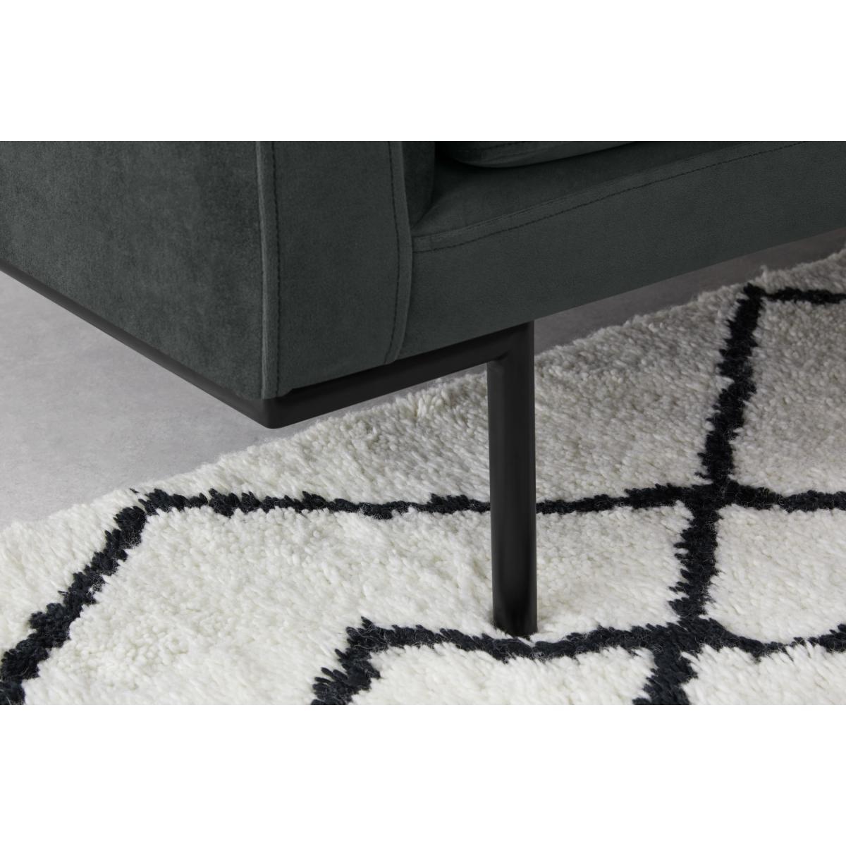 Harlow, Large 2 Seater Sofa, Mourne Grey Velvet – image 7