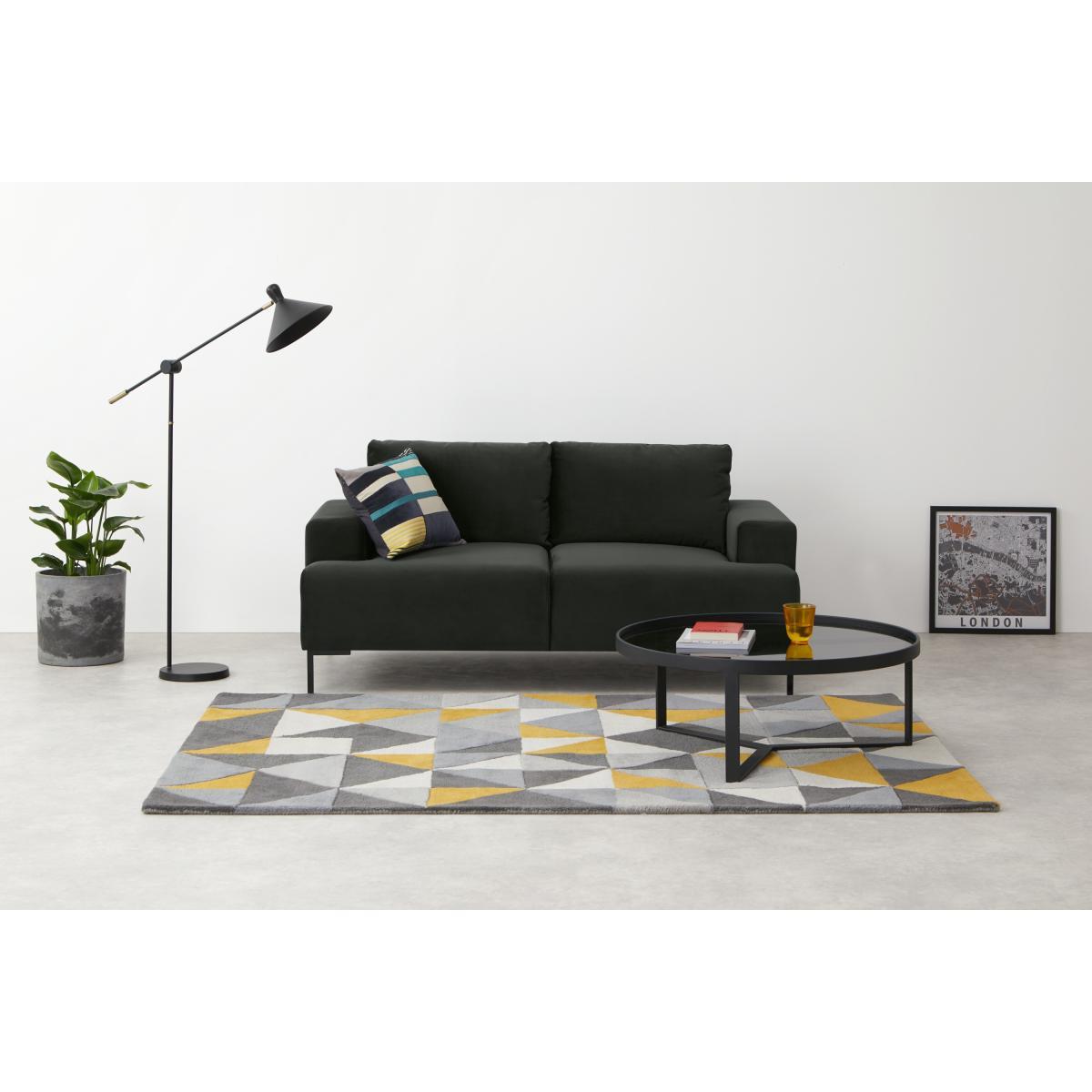Frederik 2 Seater Sofa, Mourne Grey Velvet – image 4