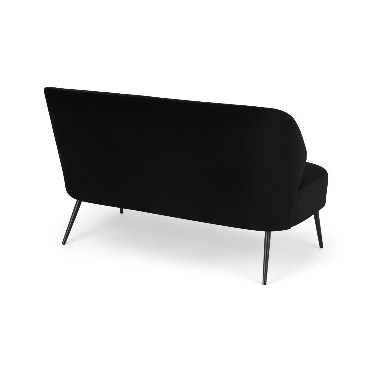 Topeka 2 Seater Sofa, Solar Black Velvet – image 6