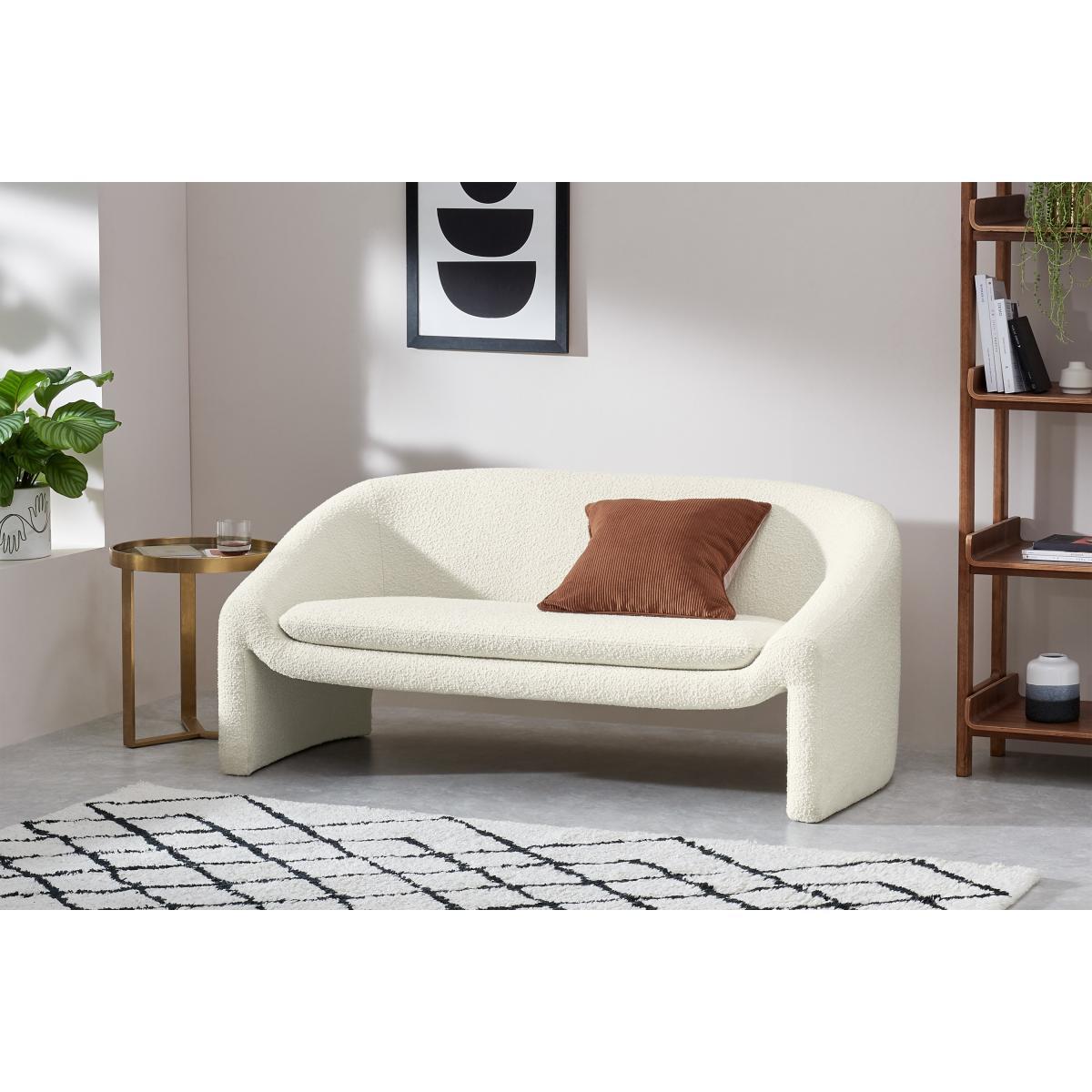 Shona 2 Seater Sofa, Whitewash Boucle – image 4