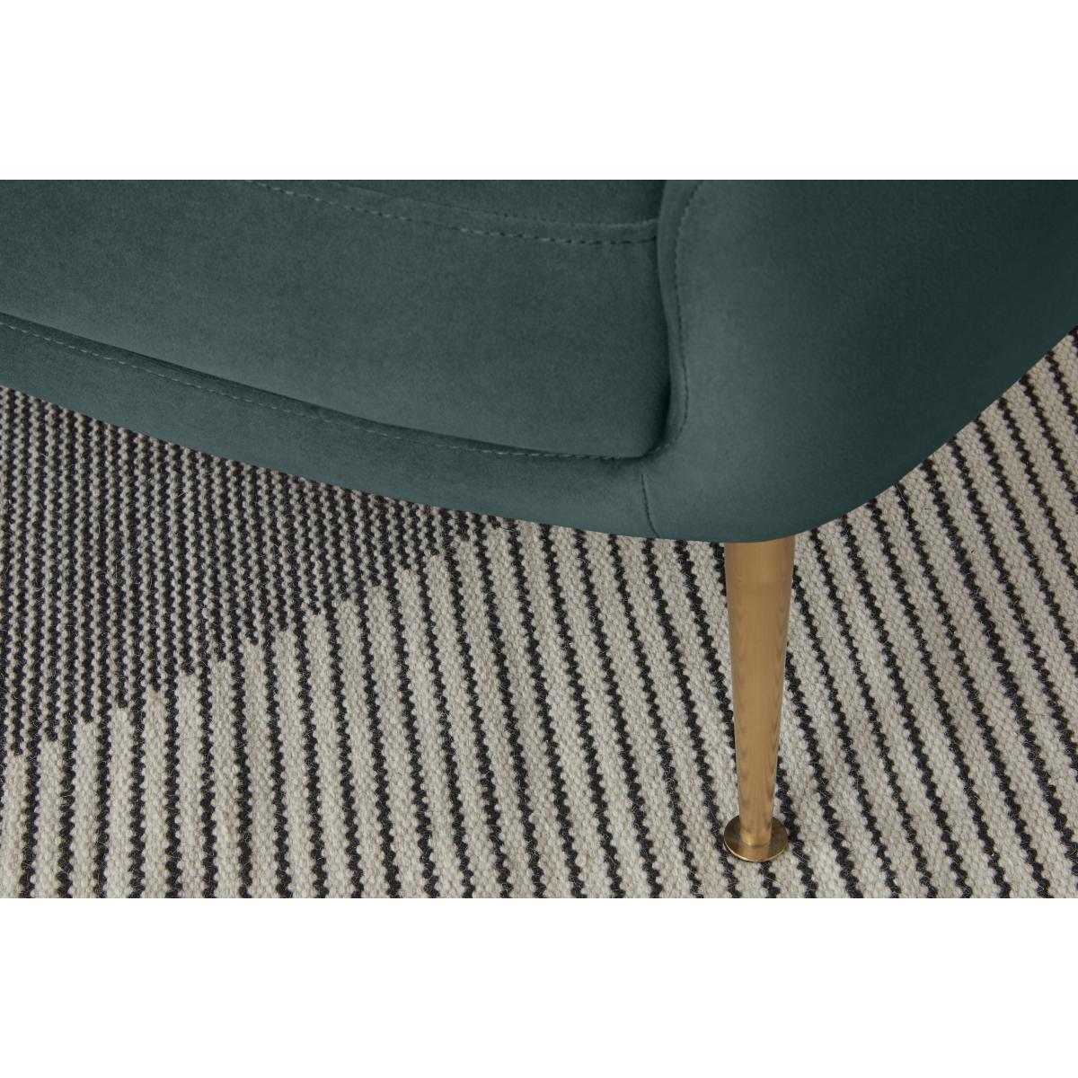Primrose 2 Seater Sofa, Marine Green Velvet – image 4