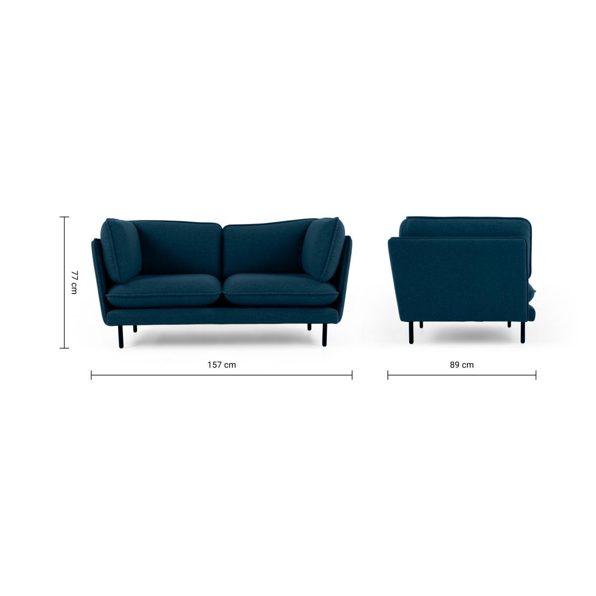 Wes 2 Seater Sofa, Elite Teal – image 9