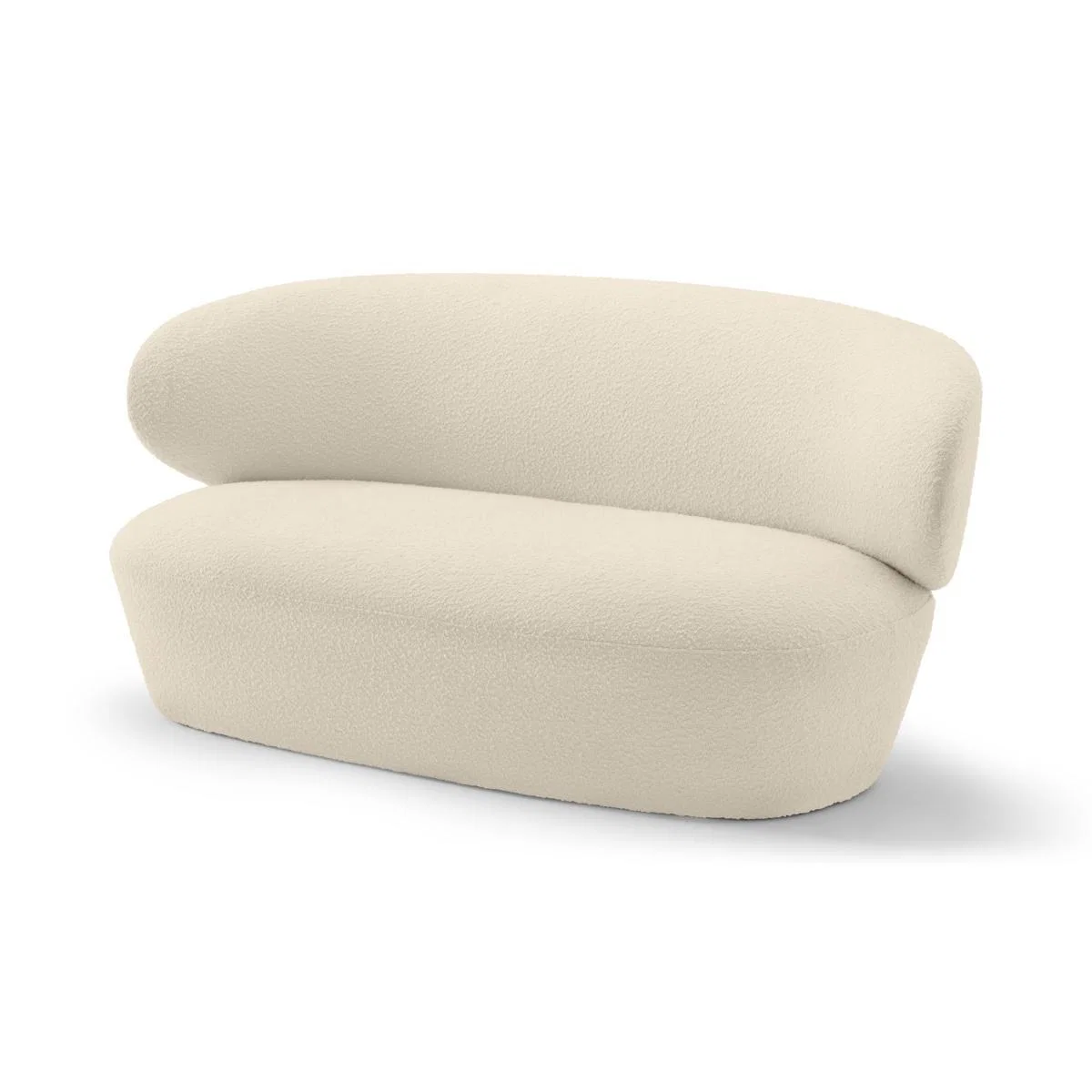 Amrita 2 Seater Sofa, Whitewash Boucle – image 3