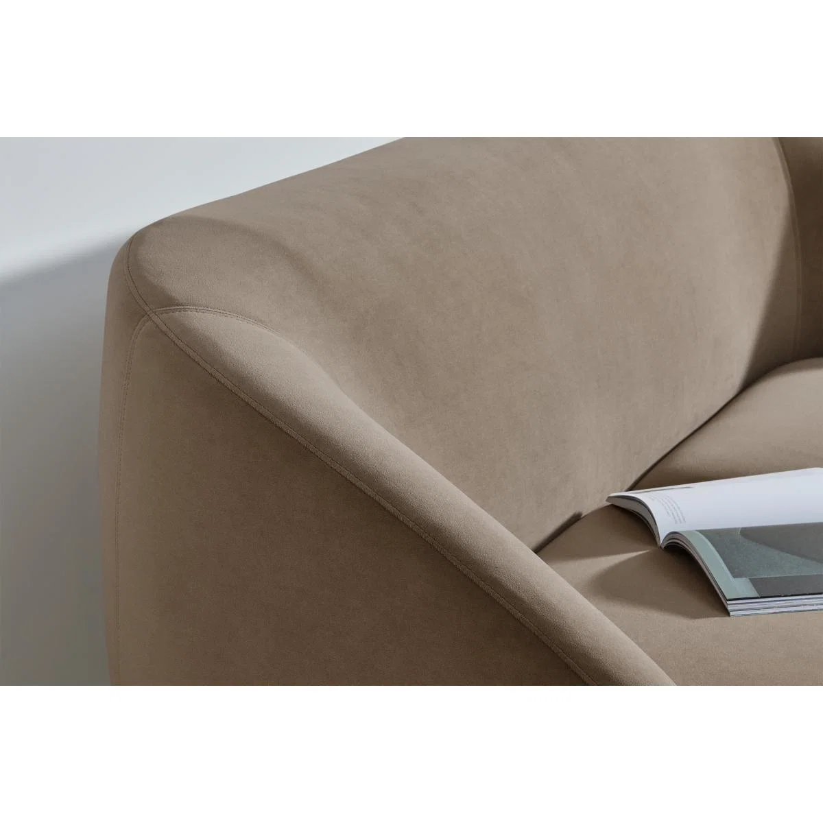 Blanca 2 Seater Sofa, Mink Velvet – image 5