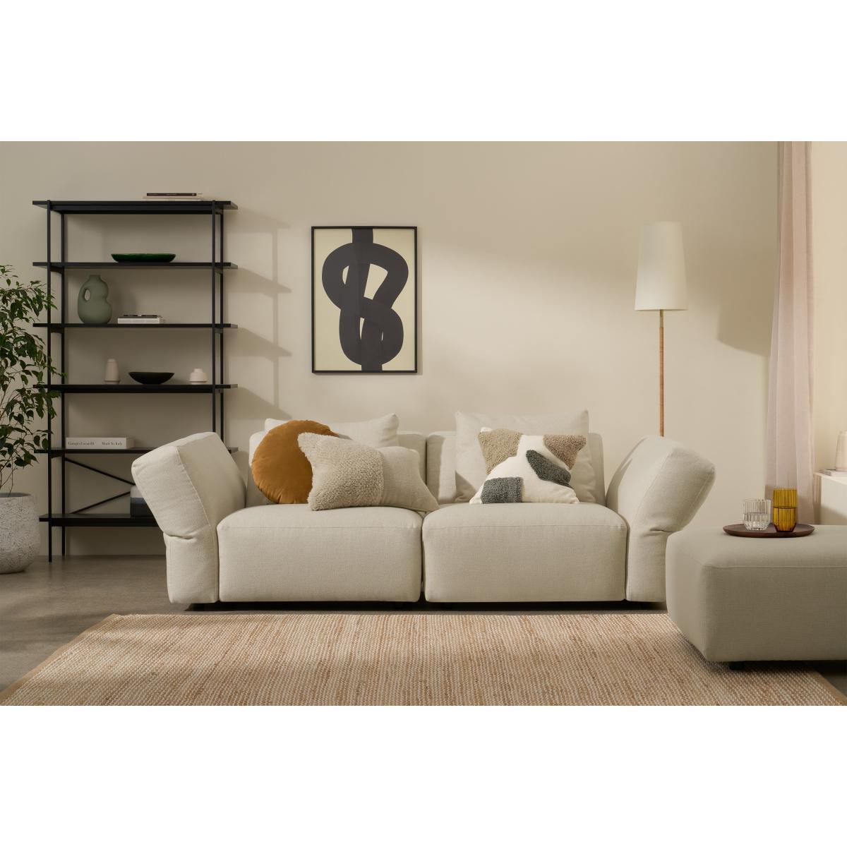 Jacklin 2 Seater Sofa, Natural Recycled Weave – image 4