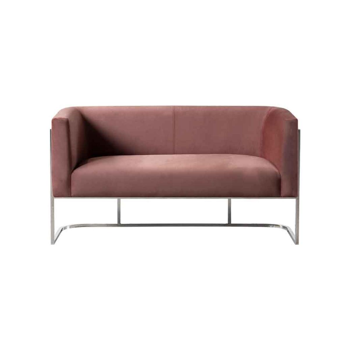 Alveare Two Seat Sofa -Silver - Blush Pink – image 3